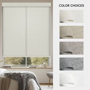 Persianas Enrollables de Poliéster con Diseño Personalizado, Inalámbricas, con Bloqueo Total de Luz, Diseño Moderno, para Uso Doméstico - Product Image 4