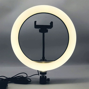 MJ26 Anillo de luz LED RGB portátil de 10 pulgadas Luz de relleno regulable para fotografía de video Maquillaje y teléfono con soporte de trípode - Product Image 6