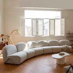 ATUNUS Libanesische Designerin Tacchini Victoria Lobby Beige Sofas Stuhl Wohnzimmer möbel Modulare Sofa garnitur