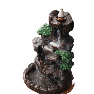 Porta <span class=keywords><strong>Incenso</strong></span> <span class=keywords><strong>a</strong></span> <span class=keywords><strong>Cascata</strong></span> Natalizio, Fontana di <span class=keywords><strong>Incenso</strong></span> in Ceramica, Bruciatore per Casa, Zen, Yoga, Spa, Regalo per Donne, Coni d'<span class=keywords><strong>Incenso</strong></span> - Product Image 1