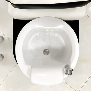 Silla de pedicura de masaje de gran venta con bañera de pies extraíble, sillón de spa para pies con masaje. - Product Image 4