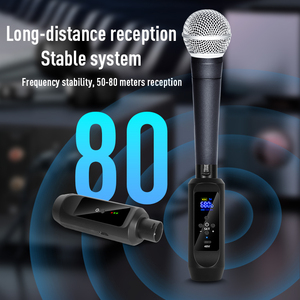 Sistema Inalámbrico Aidi W3, Transmisor y Receptor Inalámbrico para Micrófono de Mano, Afinación de Sonido de Instrumentos, Batería de Plástico de 1000 mAh - Product Image 3