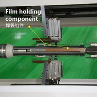 Machine de pliage pour la production de housses de protection jetables pour sondes d'échographie et de sacs médicaux en TPU pour kits chirurgicaux