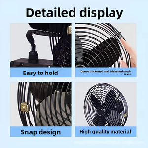 Ventilador Silencioso Recargable de 8 Pulgadas con Batería de Litio de 4000mAh de Larga Duración, Grado Industrial/DIY, para Camping, Pesca y Uso en Obras - Product Image 4