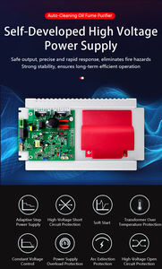 מסנן אדים אוטומטי לניקוי עצמי אלקטרוסטטי של SOUNINY, מטהר אדים לשמן, OEM 32000CMH 18800CFM למטבחים מסחריים כבדים - Product Image 4