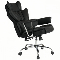Chaise de réunion de conférence roulante en cuir PVC inclinable de conception classique chaise de réception chaise de bureau d'ordinateur à domicile