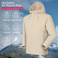 Veste Softshell Unisexe Homme Femme Personnalisable avec Logo, Haute Élasticité, Nylon Spandex, Résistante au Vent, Manteau Décontracté pour Activités de Plein Air