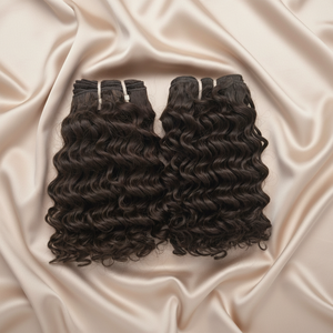 Cabello Humano Virgen Indio con Ondas Naturales – Cabello de Templo 100% de Donante Único Sin Procesar con Cutícula Alineada, Cabello Remy de Doble Trama - Product Image 3