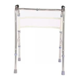 Venta de fábrica Marco de acero Marco para caminar Marco de servicio pesado Plegable Terapia de rehabilitación Suministros Walker <span class=keywords><strong>Rollator</strong></span> - Product Image 2