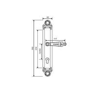 Poignée de chambre à coucher européenne de luxe moderne en argent conception de petit ange serrure de porte de chambre silencieuse magnétique matériau en zinc