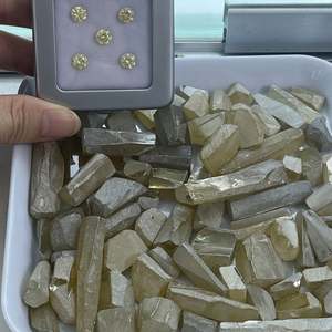Dongshi Gems Uncut Lab Grown Rough Rutile Stone para la fabricación de gemas - Product Image 5