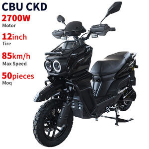 Moto électrique personnalisée CKD SKD 12 pouces avec moteur et batterie, 2700W, vitesse <span class=keywords><strong>de</strong></span> 85 km/h, moto électrique pour la <span class=keywords><strong>course</strong></span> - Product Image 1