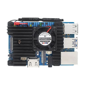 Nuevo disipador de calor de aleación de aluminio naranja <span class=keywords><strong>PI</strong></span> 3B, carcasa protectora de Metal con ventilador de refrigeración, refrigeración activa y pasiva para OPI 3B - Product Image 4