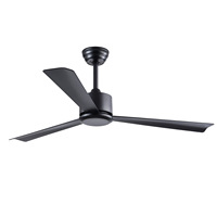 Ventilateur de plafond décoratif électrique Fatasy Wifi Bldc DC LINKWAY à montage encastré, grand moteur puissant, pour terrasse en bois, avec télécommande