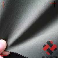 320GSM 4 way stretch poliéster spandex consolidado polar 3 capas Softshell tela