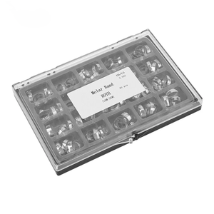 Anneau molaire dentaire en argent, convertible et adhésible, pour orthodontie, accessoire dentaire manuel - Product Image 4