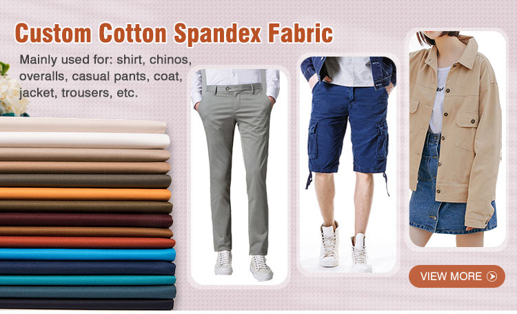 98% Cotton 2% Spandex Twill Fabric for Durable Workwear