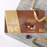 Boîte à chocolat pour emballage cadeau avec plateau alvéolé 3 compartiments pour truffes