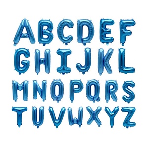 Decoraciones de Fiesta al por Mayor Globos Gigantes de Helio de 16, 32 y <span class=keywords><strong>40</strong></span> Pulgadas en Forma de Letras del Alfabeto de Papel Aluminio en Azul, Dorado, Plateado, Blanco y Rojo - Product Image 5