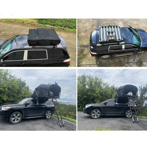 Tente de toit de camion pliable pour le camping, 2-3 personnes, grande tente de toit de voiture à coque rigide, aventure en plein air - Product Image 4
