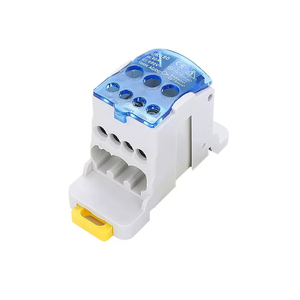 Uno in più fuori blocco di distribuzione dell'alimentazione morsettiera UKK filo connettore elettrico giunzione blocco di distribuzione su guida Din - Product Image 2