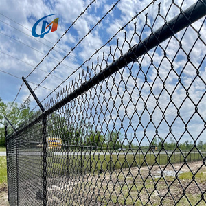 Clôture en métal pour jardin extérieur, clôture commerciale et résidentielle, panneaux de clôture en grillage métallique noir recouvert de PVC avec <span class=keywords><strong>portail</strong></span> - Product Image 2