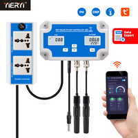 Compteur ORP intelligent Tuya Wifi -2000~+2000mv, contrôleur de surveillance, pH-mètre en ligne avec fonction d'enregistrement des données pour l'hydroponie
