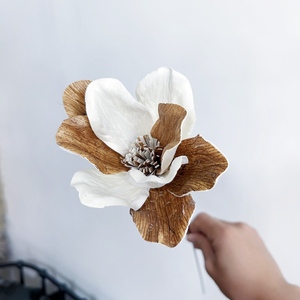 Bestseller: Bouquet Artificiale di Fiori <span class=keywords><strong>in</strong></span> <span class=keywords><strong>Legno</strong></span> Sola Fatti a Mano, Eco-Friendly, Stile Boho per Laurea, Halloween, Addio al Nubilato, Ringraziamento - Product Image 2