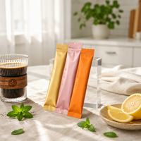 Sachet Doypack long de qualité alimentaire, étanche, thermoscellable, avec logo personnalisé pour poudre