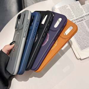 Funda Magnética Rígida con Purpurina para iPhone 17 Pro <span class=keywords><strong>Max</strong></span> 16 15 14 13 12 11, Carcasa Protectora de Color Sólido para <span class=keywords><strong>Mujer</strong></span> - Product Image 3