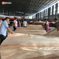 Placage de bois naturel Okoume Okouma multi-spécifications, produit au Gabon, pour la décoration de meubles