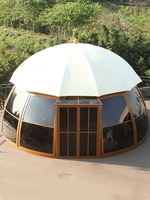 Nouveau 360 degrés hôtel de luxe bar club Star Spa Sunroom Dome Starry Garden Bubble House dôme tente