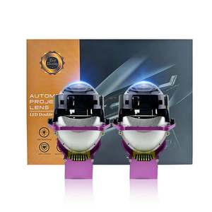 Faros Delanteros con Lente de Proyector Bi-LED Star de 64 W, 4000 Lm de Alto Brillo, 6000 K, Nuevos Sistemas de Iluminación Automotriz Universales de 12 V, 1 Año de Garantía - Product Image 3