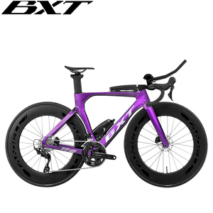 <span class=keywords><strong>Bicicleta</strong></span> de Contrarreloj BXT Carbon TT con Frenos de Disco, <span class=keywords><strong>Bicicleta</strong></span> Completa con Grupo 105 7120 y Juego de Ruedas de Carbono, 24 Velocidades - Product Image 1