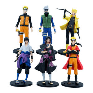 Naruto Shippuden Action Figure Toy Modelo, Kakashi, Sasuke