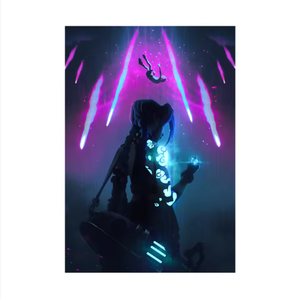 Custom Pattern Anime Digital Printed Square <strong>Paper</strong> <strong>Wall</strong> <strong>Scroll</strong> Poster Waterproof UV Resistant Eco-Friendly Lightweight Hanging - Product Image 4