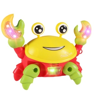 Vente en gros de nouvelle corde rampante électrique, crabe, musique légère, jouets de marche, en plastique pour garçons et filles, marché de nuit, jouets - Product Image 5