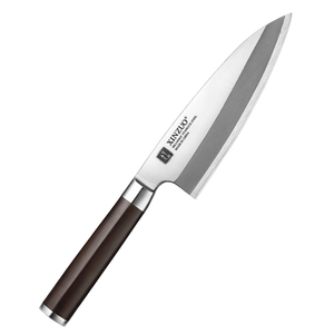 Coltelli da cucina giapponesi in acciaio inossidabile ad alto tenore di carbonio da 180mm coltelli da disossare con filetto di <span class=keywords><strong>pesce</strong></span> con fodero in legno - Product Image 2