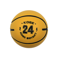 Mini balle de basket-ball colorée personnalisée en usine, logo imprimé en caoutchouc, balle d'entraînement à rebond élevé pour enfants, vente en gros