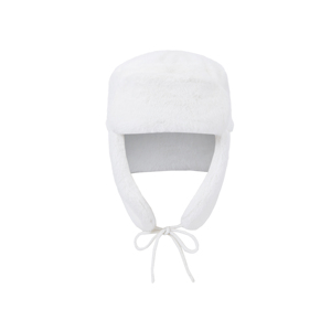 Cappello Aviatore Personalizzabile in Finta Pelliccia Bianca |   Cappello Invernale <span class=keywords><strong>Russo</strong></span> Imbottito con Paraorecchie per Sci - Product Image 2