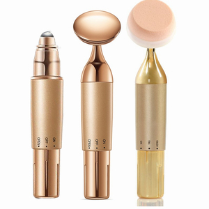 Éponge de maquillage électrique par vibrations 3D, fond de teint pour nettoyant le <span class=keywords><strong>visage</strong></span>, bouffante de poudre, beauté, applicateur du <span class=keywords><strong>visage</strong></span> automatique, or, 1 pièce - Product Image 6