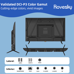Téléviseur intelligent 4K UHD HDR en gros, 32/43/55/65/75/85/98 <span class=keywords><strong>pouces</strong></span>, Android LCD/LED, téléviseur de salle de bain, télécommande vocale, OEM, usine personnalisée - Product Image 3