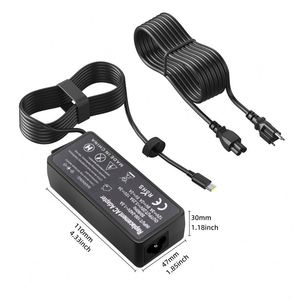 Hot bán 65W Loại C máy tính xách tay <span class=keywords><strong>ADAPTER</strong></span> 20V 3.25A <span class=keywords><strong>AC</strong></span> <span class=keywords><strong>Power</strong></span> <span class=keywords><strong>Adapter</strong></span> 65W USB C máy tính xách tay sạc cho Lenovo HP <span class=keywords><strong>Acer</strong></span> Spectre Chromebook - Product Image 6