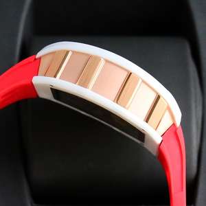 Nuevo Reloj Mecánico 2025 Rm con Caja de Cerámica Blanca en Forma de Barril, Esfera Esqueletizada, Diseño de Armadura Samurai y Tourbillon, Reloj de Pulsera Deportivo de Lujo - Product Image 4