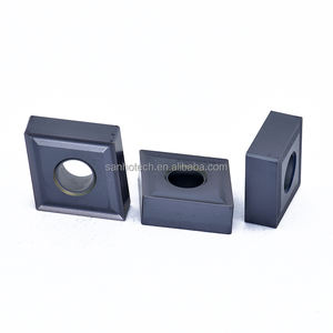 Pastilha de Metal Duro de Carboneto de Tungstênio com Revestimento DLC para Torneamento Externo CNC em Aço Inoxidável OEM CNMG120404-SM CNMG120408-SM GM3125 - Product Image 4