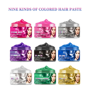 Nouveauté, vente en gros OEM, marque privée, 9 couleurs, cire capillaire instantanée, crème coiffante <span class=keywords><strong>temporaire</strong></span>, 4,23 oz, cire colorante lavable pour <span class=keywords><strong>cheveux</strong></span> - Product Image 6