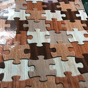 Revêtement de sol en linoléum à motif puzzle de 0,35 mm, revêtement de sol en vinyle PVC, <span class=keywords><strong>tapis</strong></span> de sol en plastique pour usage intérieur - Product Image 4