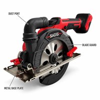 Scie circulaire électrique portative sans balais au lithium, rechargeable, 5 pouces, batterie OEM TY, pour le bois, 21V