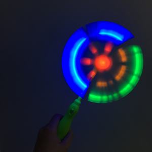 Blinkender Regenbogen-Windmühlen-Leuchtstab, im Dunkeln leuchtendes LED-Spielzeug für Kinder, Prinzessinnen-Themenparty, LED-Stab, Weihnachtsdekoration - Product Image 5