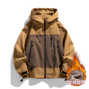 Chaqueta personalizada con logotipo 2025 para hombre y mujer, a prueba de viento, impermeable, informal, cómoda, cálida, elegante y popular - Product Image 3